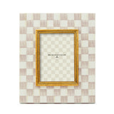 MacKenzie-Childs Mocha Check 5" x 7" Frame - Cook N Dine