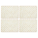 MacKenzie-Childs Mocha Check Cork Back Placemats, Set of 4 - Cook N Dine