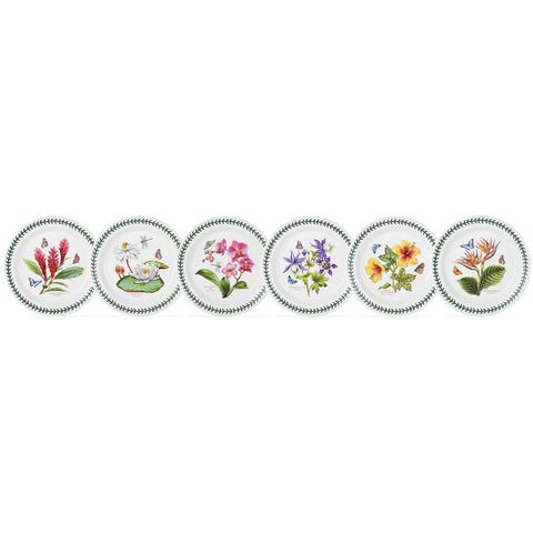 Portmeirion Exotic Botanic Garden Side Plate, Set of 6