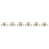 Portmeirion Exotic Botanic Garden Teacup & Saucer, Set of 6 - Cook N Dine