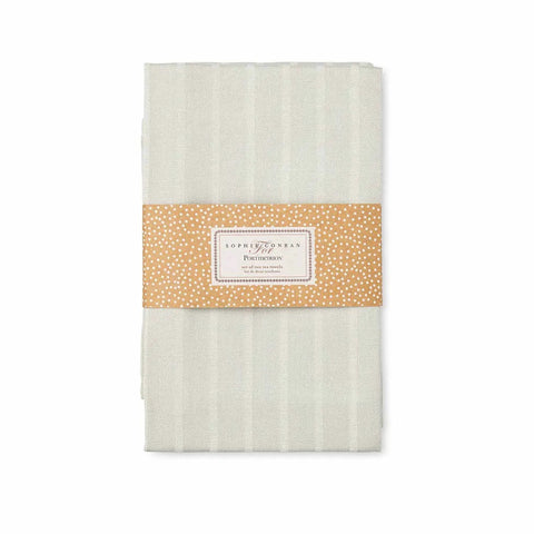 Sophie Conran for Portmeirion Tea Towel, Set of 2, Dove Grey