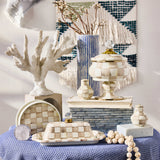 MacKenzie-Childs Mocha Check Butter Box - Cook N Dine