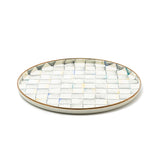 MacKenzie-Childs Sterling Check Enamel Tray - Cook N Dine