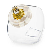 MacKenzie-Childs Mocha Check Sweets Jar - Cook N Dine