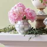 MacKenzie-Childs Sterling Check Enamel Vase - Cook N Dine