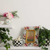 MacKenzie-Childs Sterling Check Enamel Large Vase - Cook N Dine