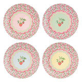 Cath Kidston Strawberry Melamine Dinner Plates, Set of 4 - Cook N Dine