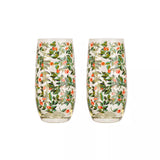 Cath Kidston Dolly Rose Hiball Glassess, Set of 2 - Cook N Dine