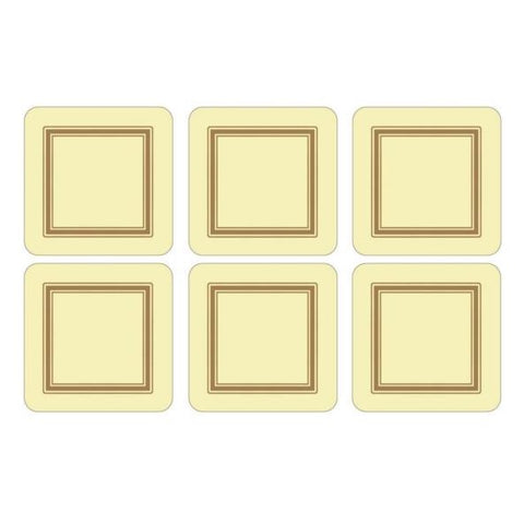Pimpernel Classic Cream Coasters Set of 6
