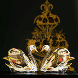 Royal Crown Derby Old Imari Solid Gold Band Swan Paperweight - Cook N Dine