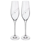 Dartington Clear Flute, Set of 2 - Cook N Dine