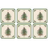 Pimpernel for Spode Christmas Tree Coasters Set of 6 - Cook N Dine
