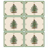 Pimpernel for Spode Christmas Tree Placemats Set of 6 - Cook N Dine