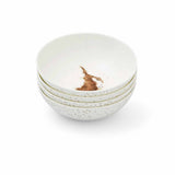 Royal Worcester Wrendale Designs Cereal Bowl (Hare) Set of 4 - Cook N Dine