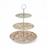 Spode Morris & Co 3 Tier Cake Stand - Strawberry Thief, Honeysuckle & Golden Lily - Cook N Dine