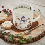 Royal Worcester Wrendale Designs Gathered All Around Snowman Mug - Cook N Dine
