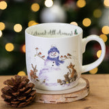 Royal Worcester Wrendale Designs Gathered All Around Snowman Mug - Cook N Dine