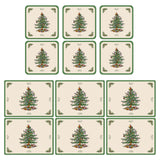 Pimpernel for Spode Christmas Tree Placemats & Coasters Set of 6 - Cook N Dine