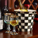 MacKenzie-Childs Courtly Check Enamel Wine Cooler - Cook N Dine