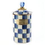 Mackenzie-Childs Royal Check Canister - Large - Cook N Dine