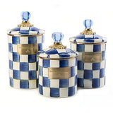 Mackenzie-Childs Royal Check Canister - Large - Cook N Dine