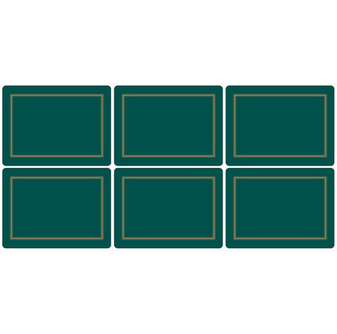 Pimpernel Classic Emerald Placemats Set of 6