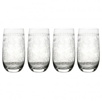 Portmeirion Botanic Garden Crystal Highballs Set of 4