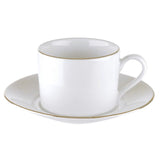 Royal Worcester Classic Gold Tea Cup & Round Saucer Set of 4 - Cook N Dine