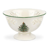 Spode Christmas Tree Pierced Footed Comport - Cook N Dine