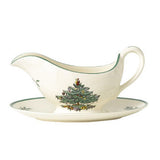Spode Christmas Tree Sauce Boat and Stand - Cook N Dine