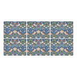 Pimpernel for Spode Morris & Co Strawberry Thief Blue Placemats, Set of 6 - Cook N Dine