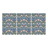 Pimpernel for Spode Morris & Co Strawberry Thief Blue Placemats, Set of 6 - Cook N Dine