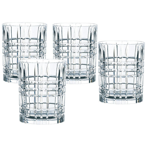 Nachtmann Tastes Good Whisky Tumblers Set with Straws, Set of 9