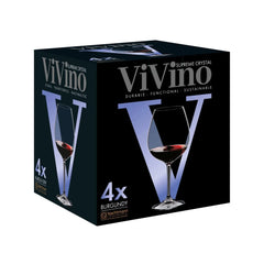 Nachtmann ViVino Burgundy Glass, Set of 4