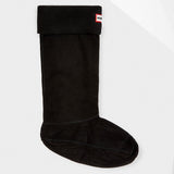 Hunter Recycled Fleece Cuff Tall Boot Socks in Black - Cook N Dine