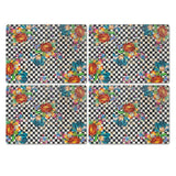 MacKenzie-Childs Flower Market Cork Back Placemats, Set of 4 - Cook N Dine