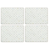 MacKenzie-Childs Sterling Check Cork Back Placemats, Set of 4 - Cook N Dine