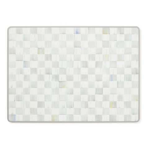 MacKenzie-Childs Sterling Check Cork Back Placemats, Set of 4
