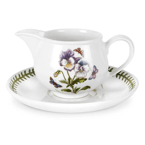 Portmeirion Botanic Garden Gravy Boat & Stand (Romantic)