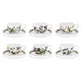 Portmeirion Botanic Garden Teacup and Saucer (Traditional) with Standard Motifs - Cook N Dine