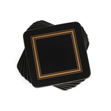 Pimpernel Classic Black Coasters Set of 6 - Cook N Dine
