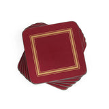 Pimpernel Classic Burgundy Coasters Set of 6 - Cook N Dine