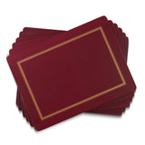 Pimpernel Classic Burgundy Placemats Set of 6 - Cook N Dine