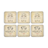 Pimpernel Vin de France Coasters Set of 6 - Cook N Dine