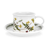 Portmeirion Botanic Garden Breakfast Cup and Saucer (Drum Shape) with New Motifs