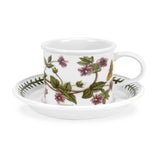 Portmeirion Botanic Garden Breakfast Cup and Saucer (Drum Shape) with New Motifs