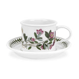 Portmeirion Botanic Garden Breakfast Cup and Saucer (Drum Shape) with New Motifs