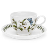 Portmeirion Botanic Garden Breakfast Cup & Saucer (Traditional Shape) with New Motifs