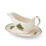 Spode Christmas Tree Sauce Boat and Stand - Cook N Dine