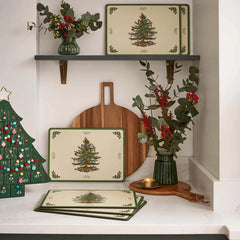 Pimpernel for Spode Christmas Tree Placemats Set of 6